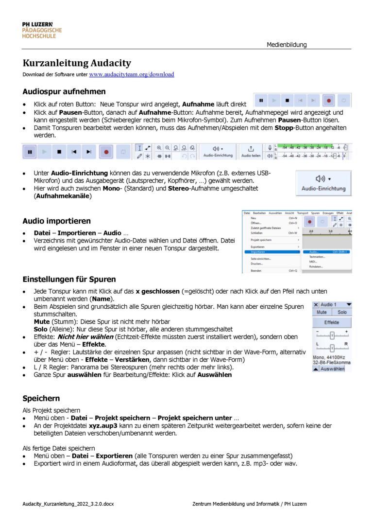 Audacity_Kurzanleitung_2022_3.2.0_Seite_1